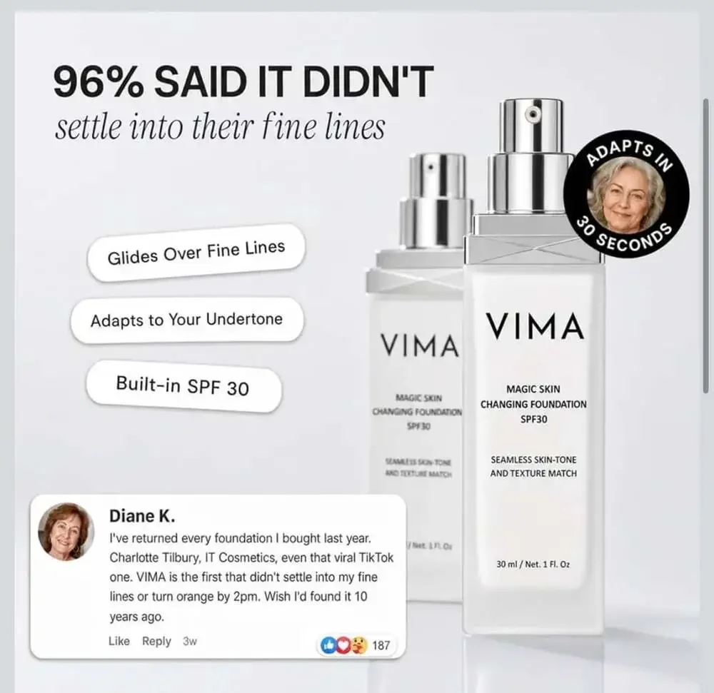 VIMA Magic Skin Changing Foundation SPF30 30ml / 1 Fl. Oz
